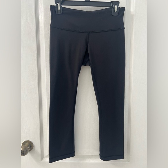 Lululemon Barrys Women’s Crop Black Leggings (Size 6) - Picture 4 of 11